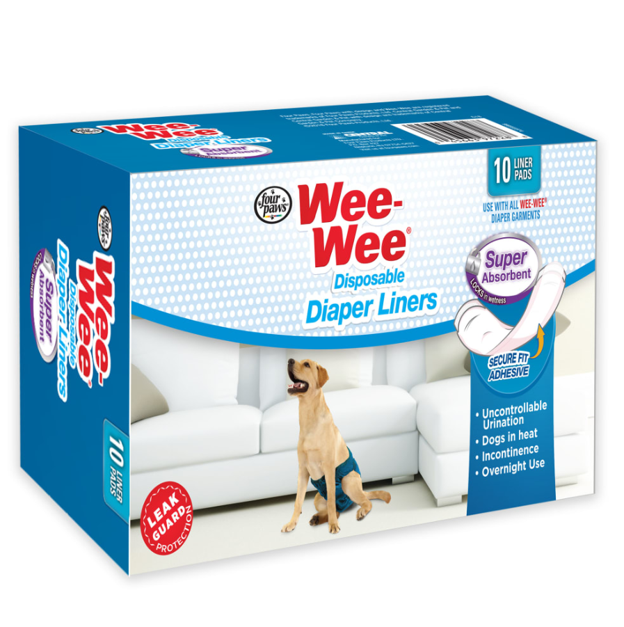Wee-Wee Super Absorbent Disposable Dog Diaper Liners