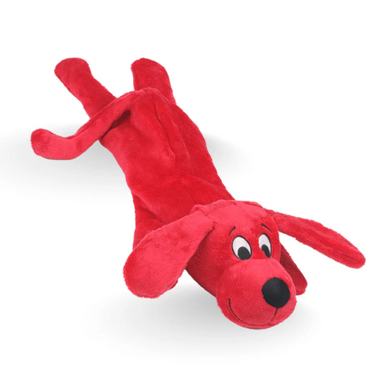 Clifford The Big Red Dog Skinny Furry Friend Plush Dog Toy