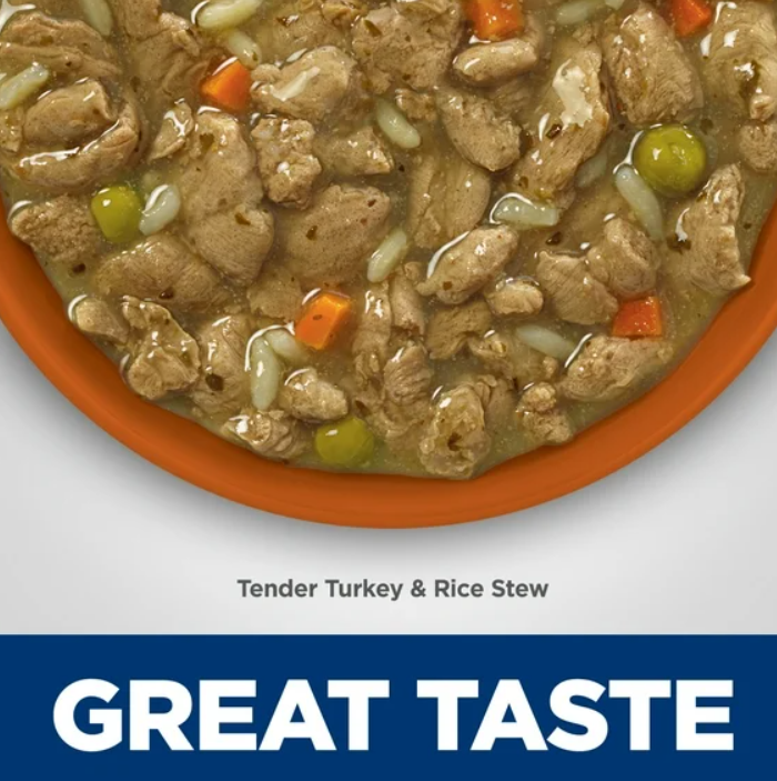 Hill's Science Diet Sensitive Stomach & Skin Tender Turkey & Rice Stew Wet Dog Food