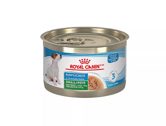 3 PACK Royal Canin-Puppy Small 2-10 months Stage 3 can 5.1 onz