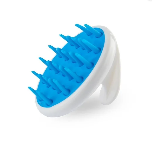 Rubber Curry Brush Dog for Short Haired Dogs - Soft & Gentle Deshedding Brush