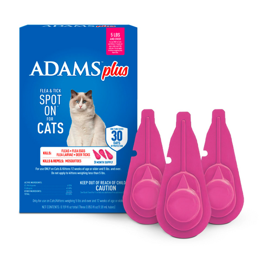 ADAMS™ Plus Flea & Tick Spot On for Cats