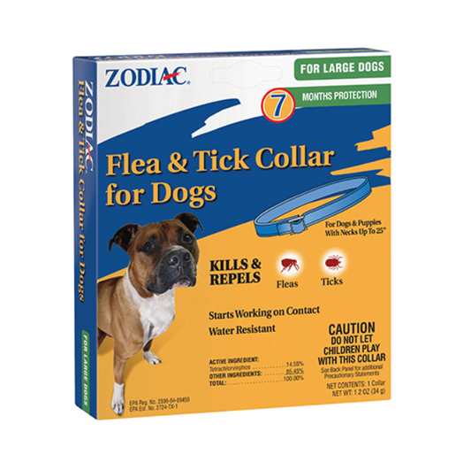 Zodiac® Flea & Tick Collar for Small and Large Dogs