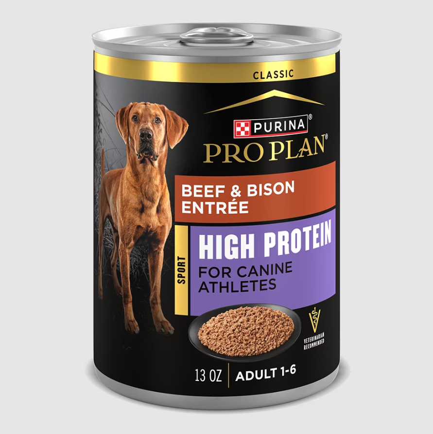 Pro Plan Sport Adult High Protein Beef & Bison Entrée Classic Wet Dog Food
