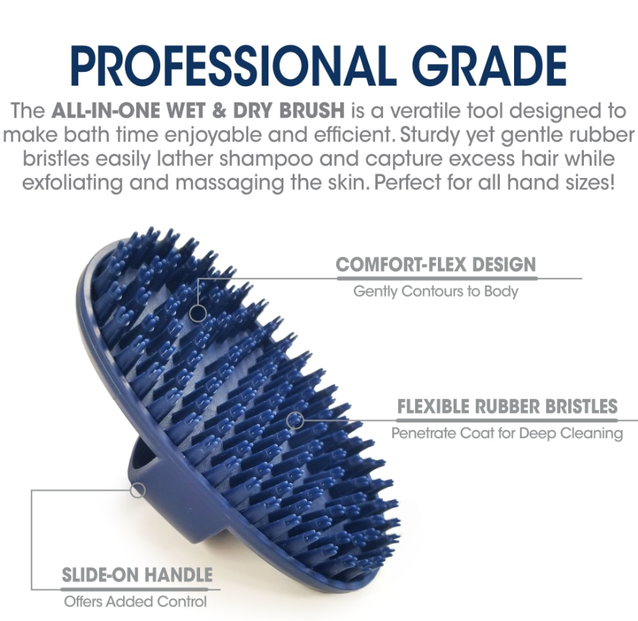 Magic Coat Professional Series All-in-One Wet & Dry Brush for Dogs