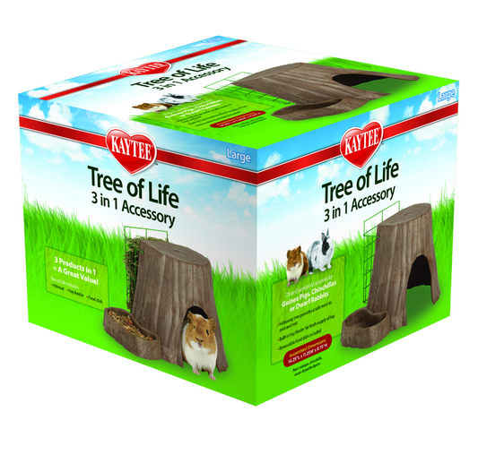 KAYTEE® TREE OF LIFE 3 IN 1 PET HABITAT ACCESSORY
