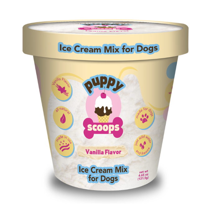 Puppy Scoops Ice Cream Mix - Vanilla, Pint Size, 4.65 oz