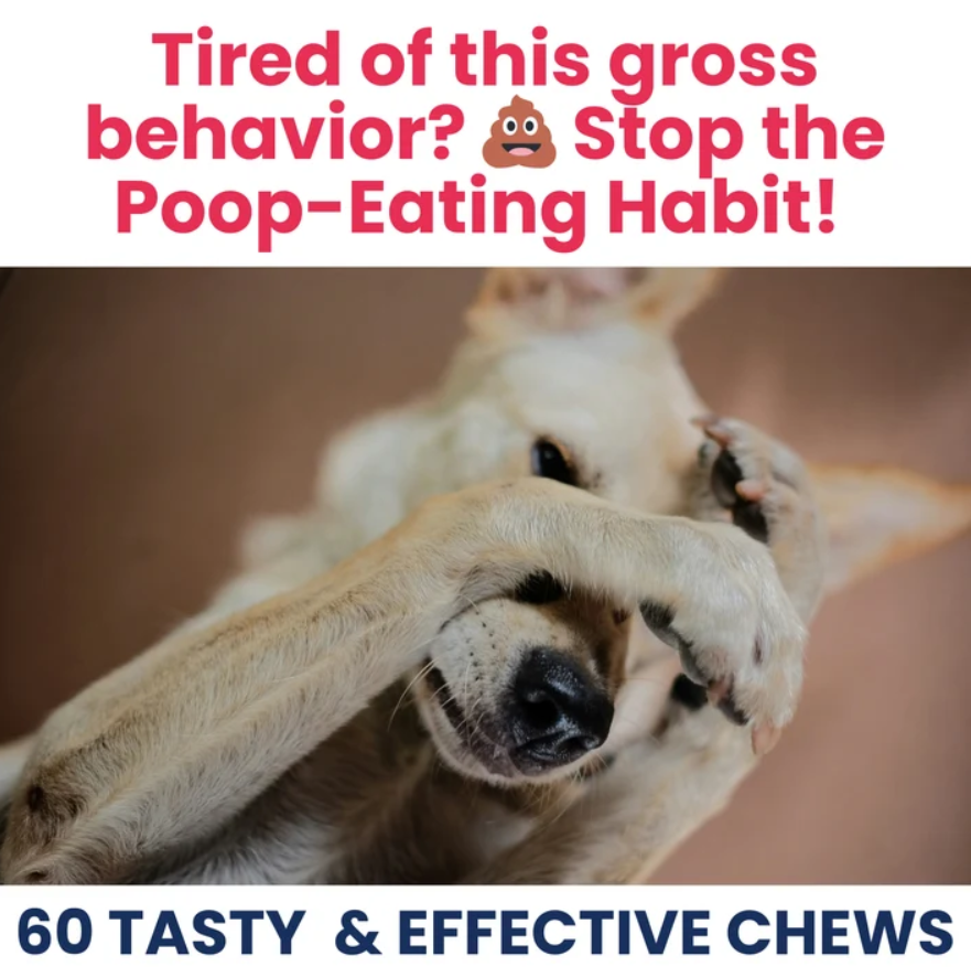 Poop Eating Deterrent - Coprophagia Chew For Dogs