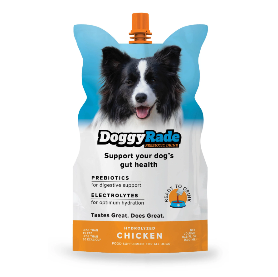 DoggyRade Prebiotics + Hydration 8.4 fl. oz Pouch - Chicken Flavor