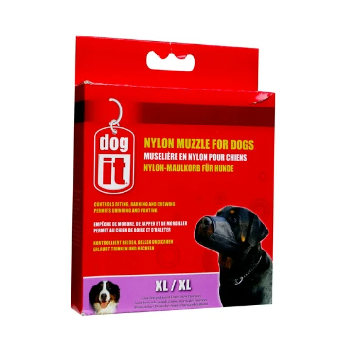 Dog It Nylon Muzzle for Dogs