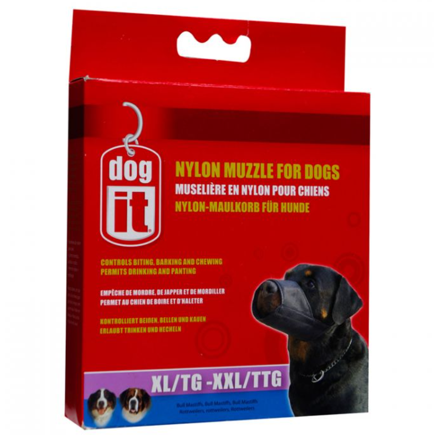 Dog It Nylon Muzzle for Dogs