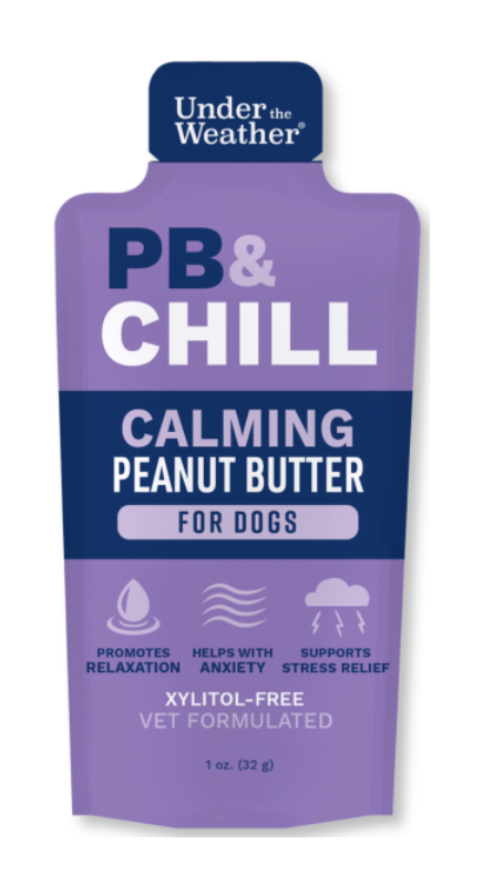 UNDER THE WEATHER PB&CHILL CALMING PEANUT BUTTER FOR DOGS