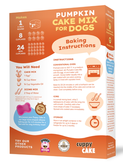 Puppy Cake Mix for Dogs