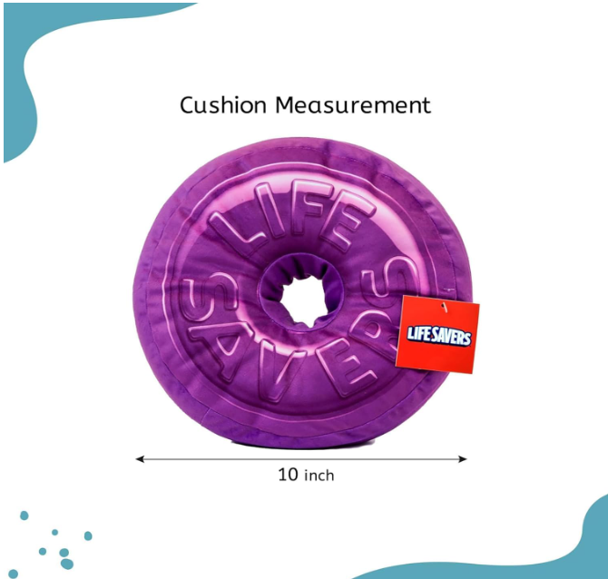Kangaru: Life Savers Candy-Shaped Pillow 10"