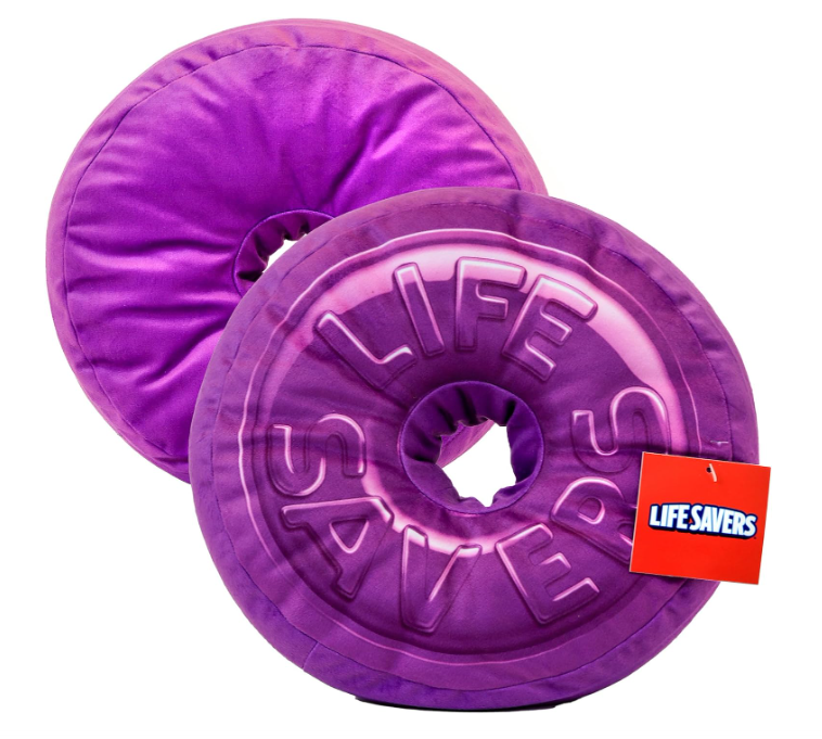 Kangaru: Life Savers Candy-Shaped Pillow 10"