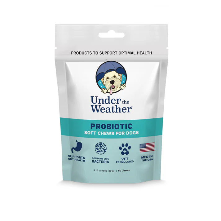 UNDER THE WEATHER PROBIOTIC SOFT CHEWS FOR DOG