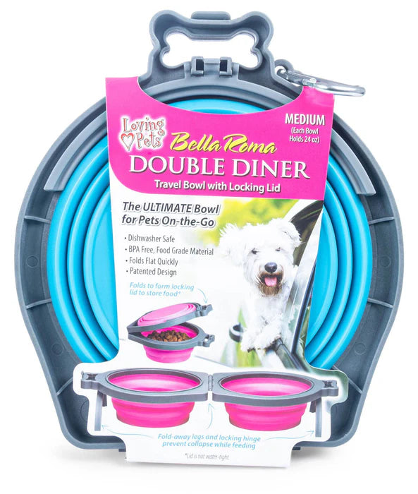 Bella Roma Double Diner Travel Bowl