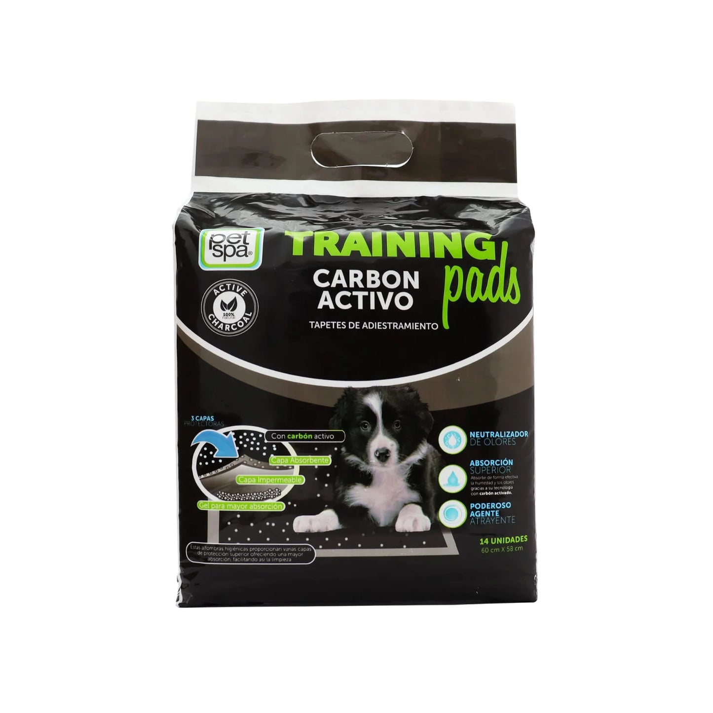 Training Pads Carbon Activo Pet Spa