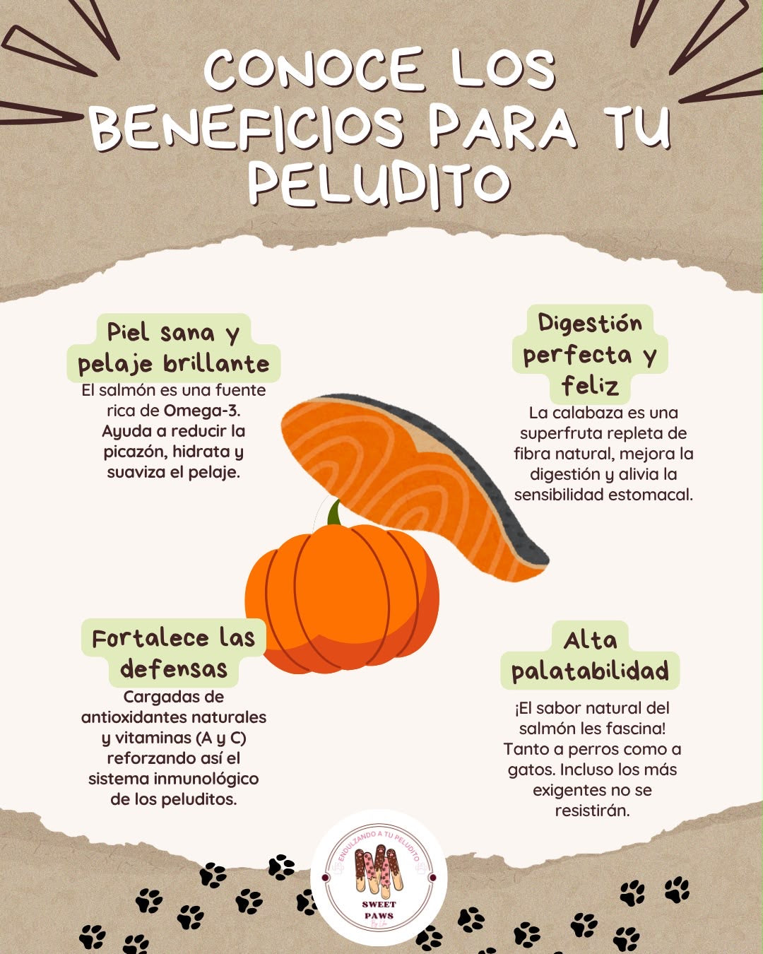 Galletas de Salmón Sweet Paws By Lilax
