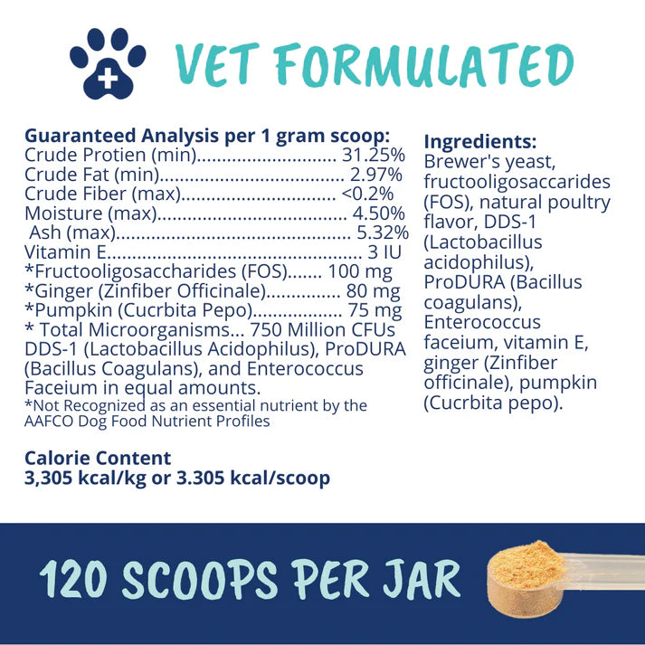 UNDER THE WEATHER PROBIOTIC POWDER FOR DOGS