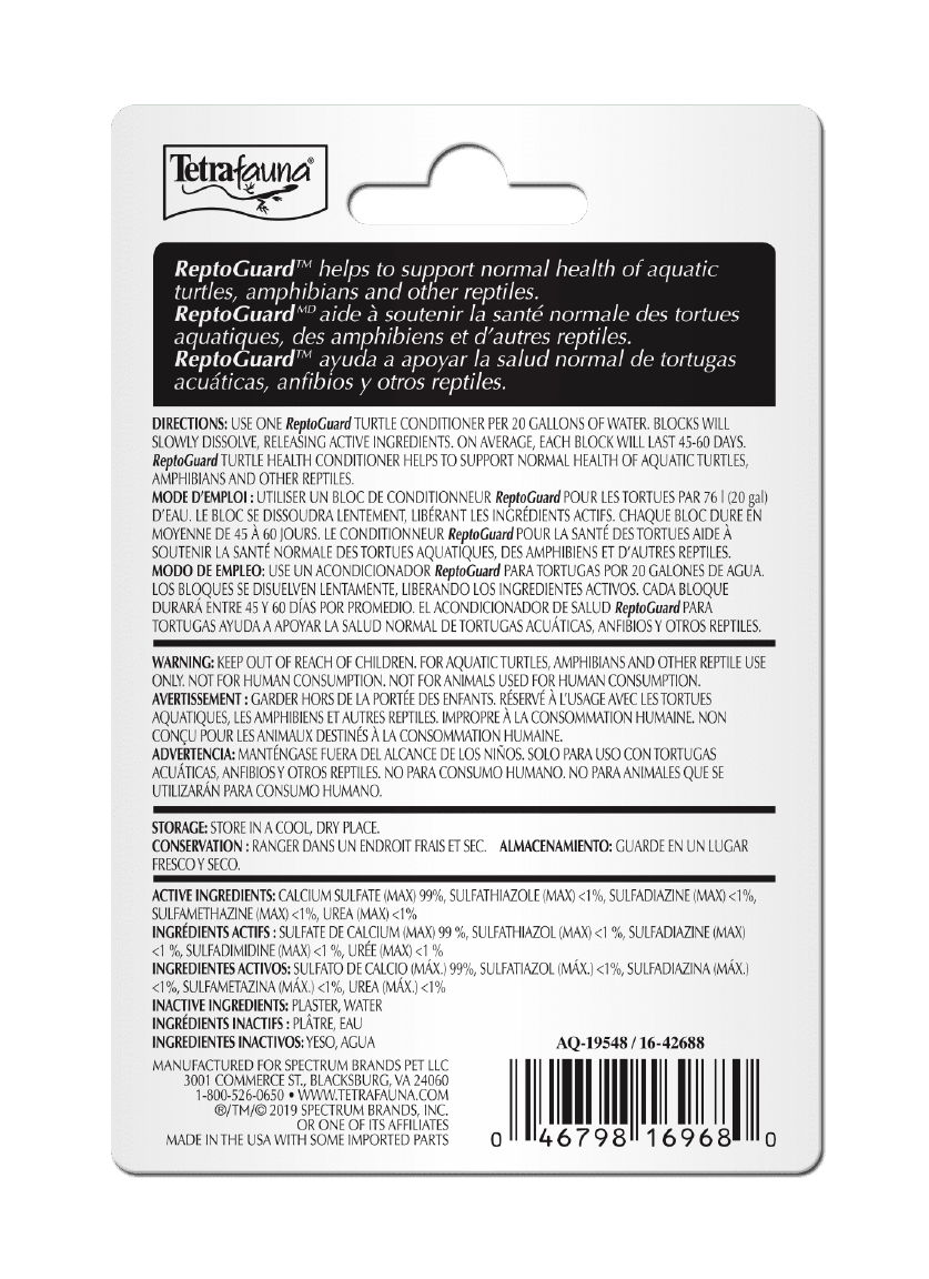 ReptoGuard™ Acondicionador de Agua para Tortugas